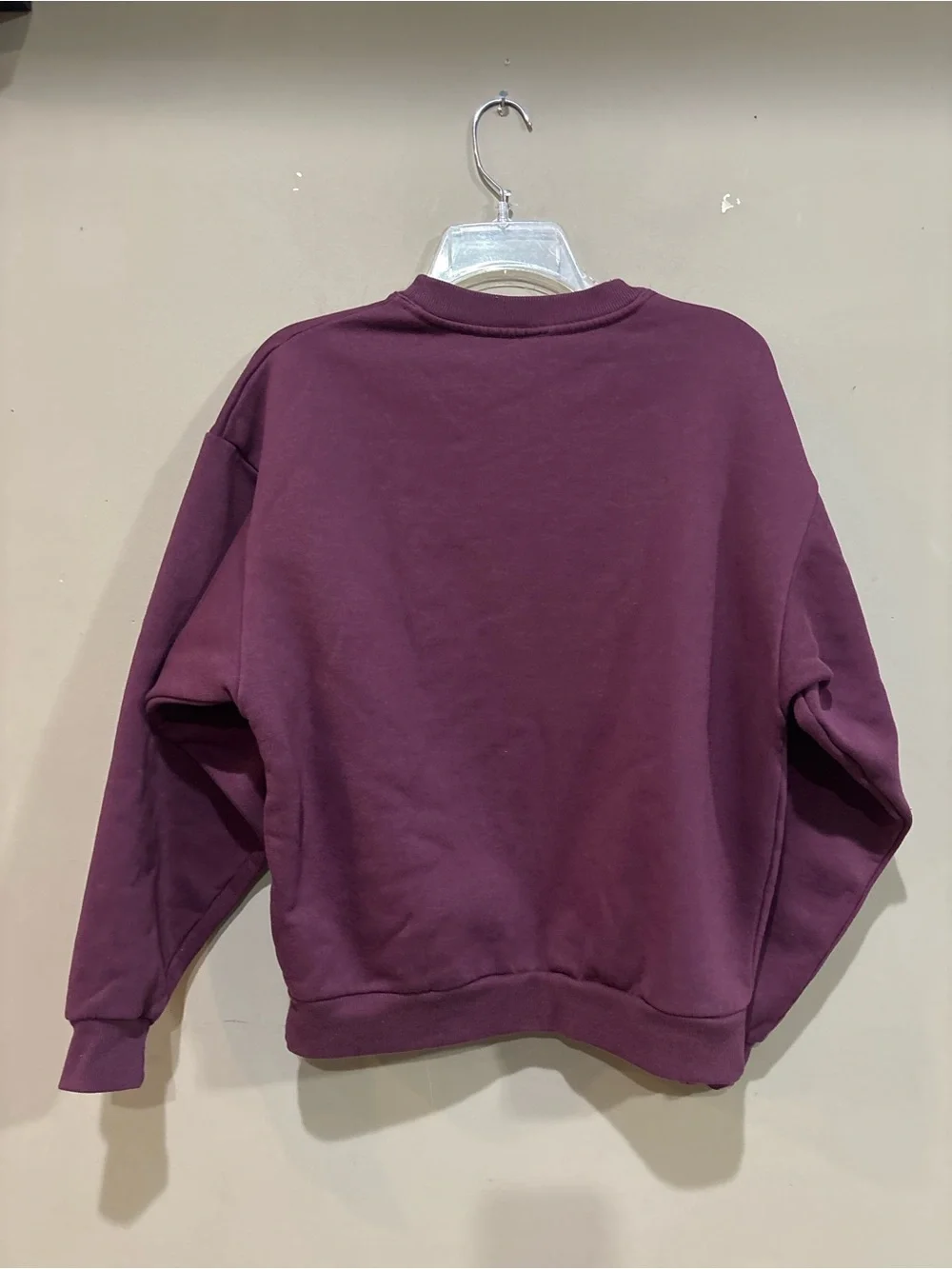 Alo Yoga Accolade Crewneck Sweatshirt Burgundy Size Small - Picture 5 of 7